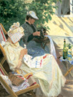 Two women in the garden